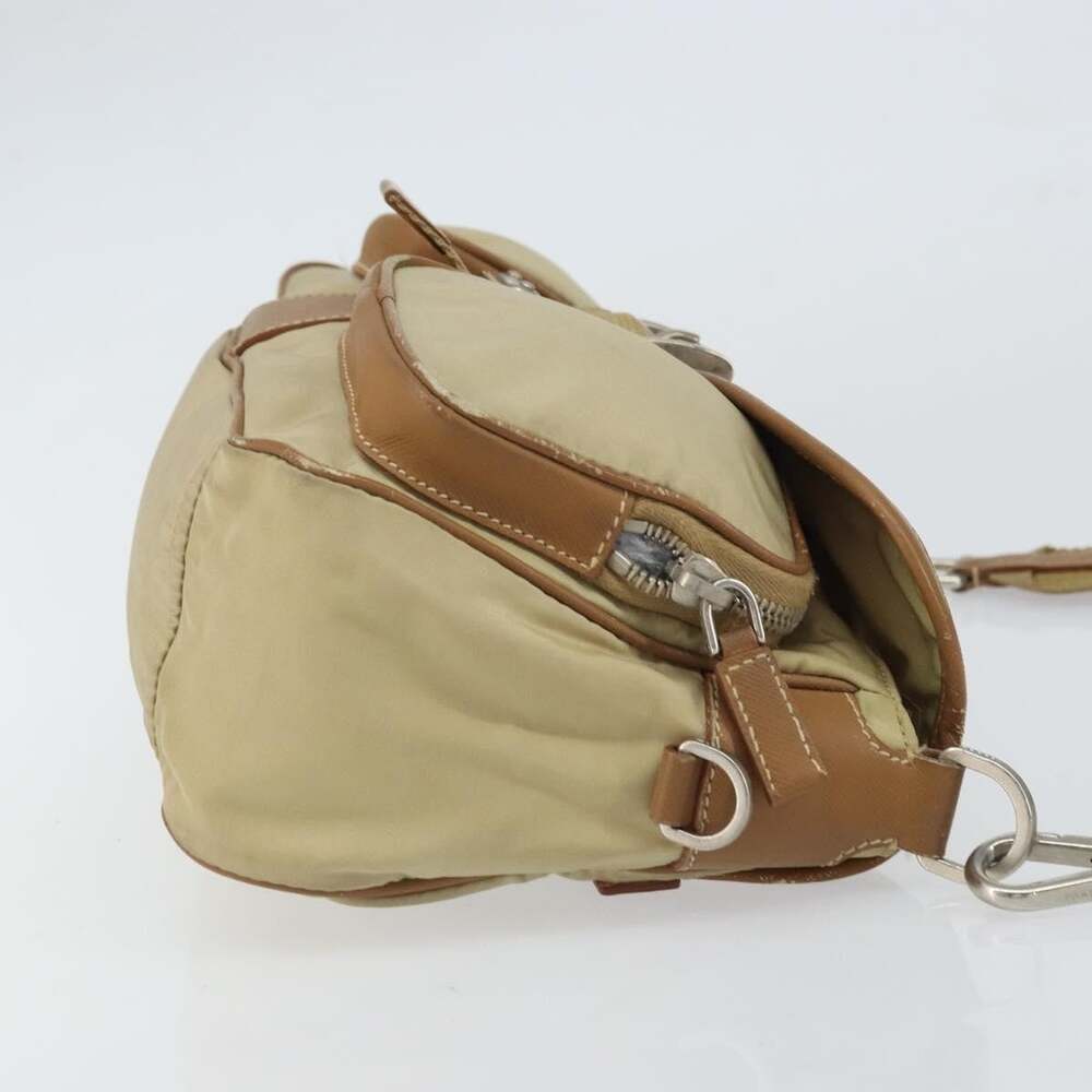 Prada Nylon Shoulder Bag Beige - Picture 4 of 14